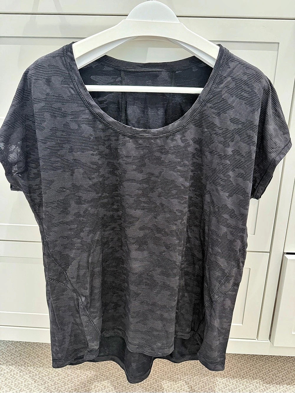 lululemon Quick Pace Short Sleeve Top Black